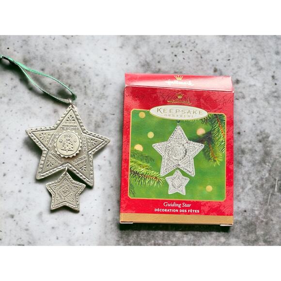 Vintage Hallmark Keepsake Ornament, 2001 Guiding Star, Teacher, Collector Gift - Picture 4 of 5